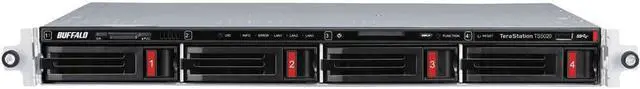 Alt view image 5 of 7 - BUFFALO TeraStation TS5420RN4804 4-Bay NAS 48TB (4x12TB) with NAS-Grade Hard Drives Included Rackmount Network Attached Storage
