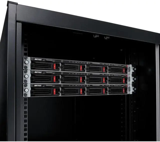 Alt view image 7 of 7 - BUFFALO TeraStation TS5420RN4804 4-Bay NAS 48TB (4x12TB) with NAS-Grade Hard Drives Included Rackmount Network Attached Storage