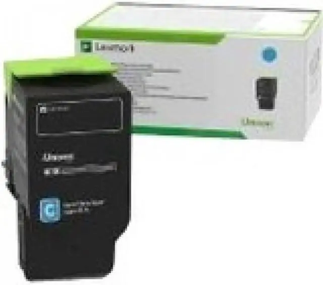 Alt view image 4 of 4 - Lexmark Unison Original Toner Cartridge - Cyan - Laser - Standard Yield