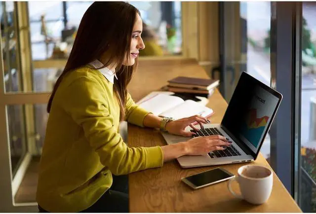 Alt view image 5 of 8 - 3M Bright Screen Privacy Filter for 14in Laptop, 16:10, BP140W1B - For 14" Widescreen LCD 2 in 1 Notebook - 16:10 - Scratch Resistant, Fingerprint Resistant - Anti-glare