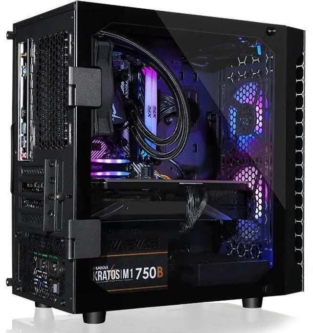 Alt view image 12 of 18 - CLX SET Gaming Desktop - Liquid Cooled AMD Ryzen 9 5900X 3.7GHz 12-Core Processor, 32GB DDR4 Memory, GeForce RTX 3060 12GB GDDR6 Graphics, 500GB SSD, 4TB HDD, WiFi, Windows 11 Home 64-bit