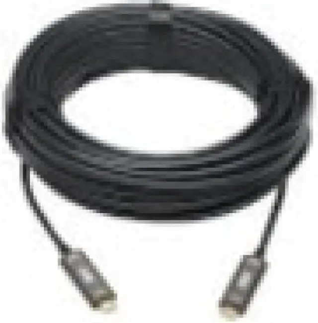 Alt view image 10 of 20 - Tripp Lite USB-C to USB-C Plenum-Rated Fiber Active Optical Cable (AOC) - 4K 60 Hz, HDR, 4:4:4, M/M, Black, 10 m - 32.81 ft USB-C Data Transfer Cable for MacBook, Notebook, HDTV, Monitor, TV, Projecto