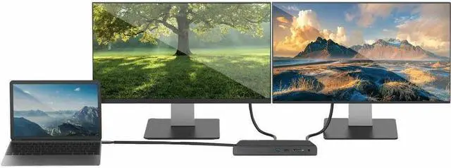 Alt view image 8 of 10 - CODi Centro 1201 Multi-Display 85W MST USB-C Docking Station A01201