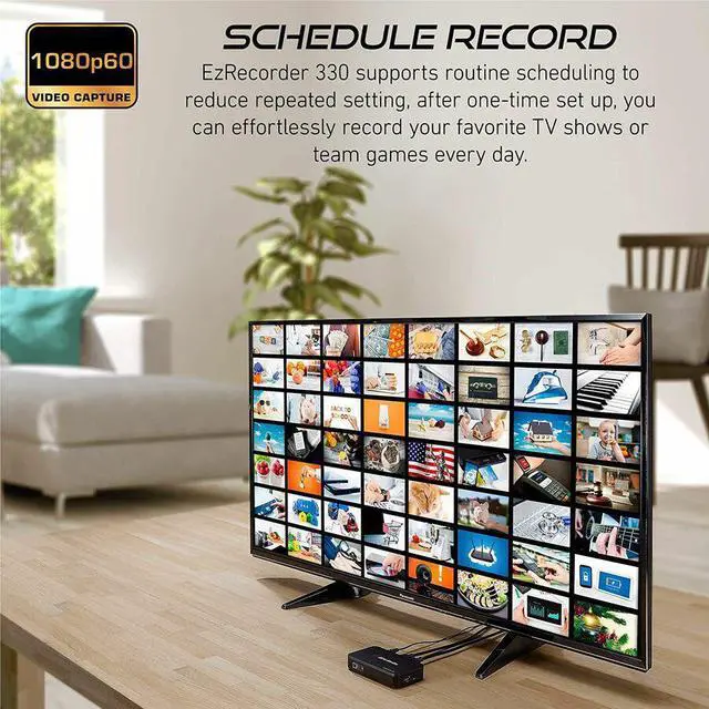 Alt view image 5 of 11 - AVerMedia EzRecorder 330 (ER330) standalone all-in-one digital video recorder (DVR)