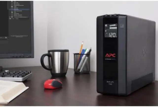 Alt view image 2 of 19 - APC by Schneider Electric Back UPS Pro BX1500M, Compact Tower, 1500VA, AVR, LCD, 120V