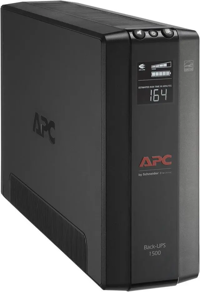 Alt view image 4 of 19 - APC by Schneider Electric Back UPS Pro BX1500M, Compact Tower, 1500VA, AVR, LCD, 120V