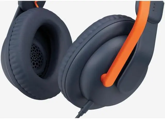 Alt view image 5 of 8 - Logitech Zone Learn Headset - Stereo - USB Type A - Wired - On-ear - Binaural - Circumaural - 4.30 ft Cable - Noise Canceling