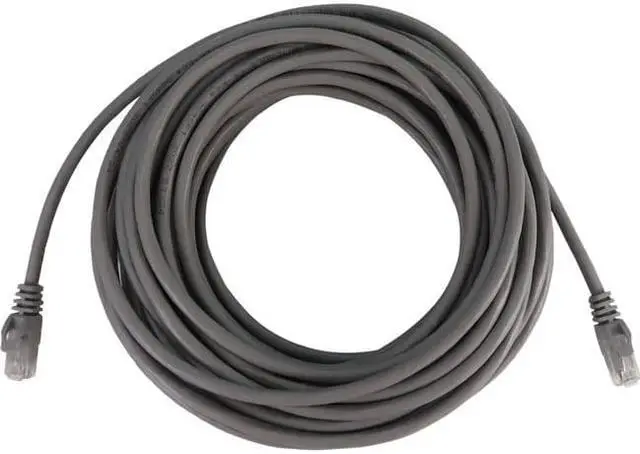 Alt view image 4 of 8 - Tripp Lite Cat6a 10G Snagless Molded UTP Ethernet Cable (RJ45 M/M), PoE, Gray, 50 ft. (15.2 m) - 50 ft Category 6a Network Cable for Network Device, Switch, Patch Panel, Server, Router, Hub, Printer,