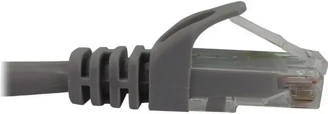 Alt view image 7 of 8 - Tripp Lite Cat6a 10G Snagless Molded UTP Ethernet Cable (RJ45 M/M), PoE, Gray, 50 ft. (15.2 m) - 50 ft Category 6a Network Cable for Network Device, Switch, Patch Panel, Server, Router, Hub, Printer,