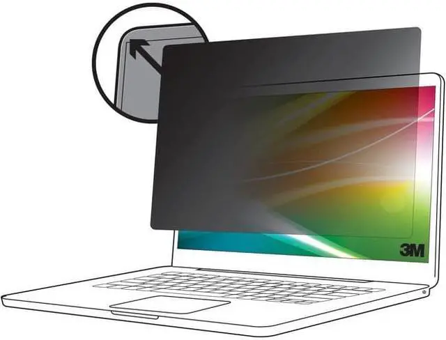Alt view image 3 of 8 - 3M Bright Screen Privacy Filter for Microsoft® Surface® Laptop 3-5, 13.5in, 3:2, BPNMS002 - For 13.5"LCD 2 in 1 Notebook - 3:2 - Scratch Resistant, Fingerprint Resistan