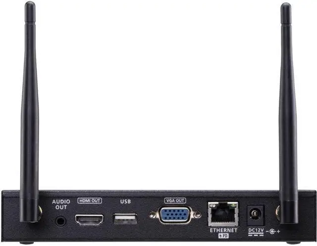 Alt view image 4 of 5 - ATEN VP2020 4K Wireless Presentation Switch - 3840 ? 2160 - 4K, Full HD - 2160p2 x 2 - Speaker, Computer, Notebook, Whiteboard, Display, Projector - 1 x HDMI Out - 1 x VGA Out