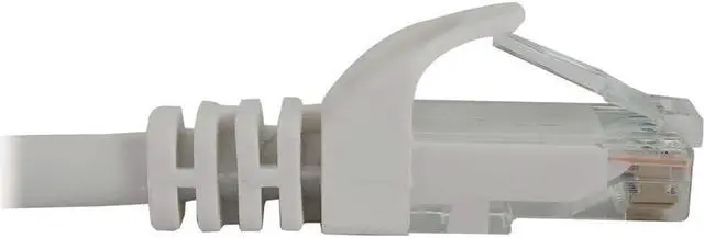 Alt view image 7 of 9 - Tripp Lite Cat6a 10G Snagless Molded UTP Ethernet Cable (RJ45 M/M), PoE, White, 10 ft. (3.1 m) - 10 ft Category 6a Network Cable for Network Device, Switch, Patch Panel, Server, Router, Hub, Printer,