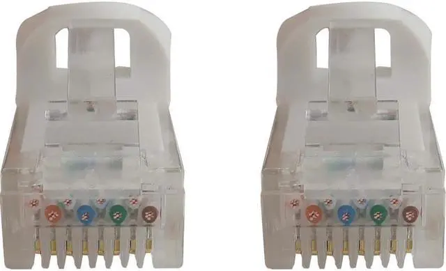Alt view image 6 of 9 - Tripp Lite Cat6a 10G Snagless Molded UTP Ethernet Cable (RJ45 M/M), PoE, White, 10 ft. (3.1 m) - 10 ft Category 6a Network Cable for Network Device, Switch, Patch Panel, Server, Router, Hub, Printer,