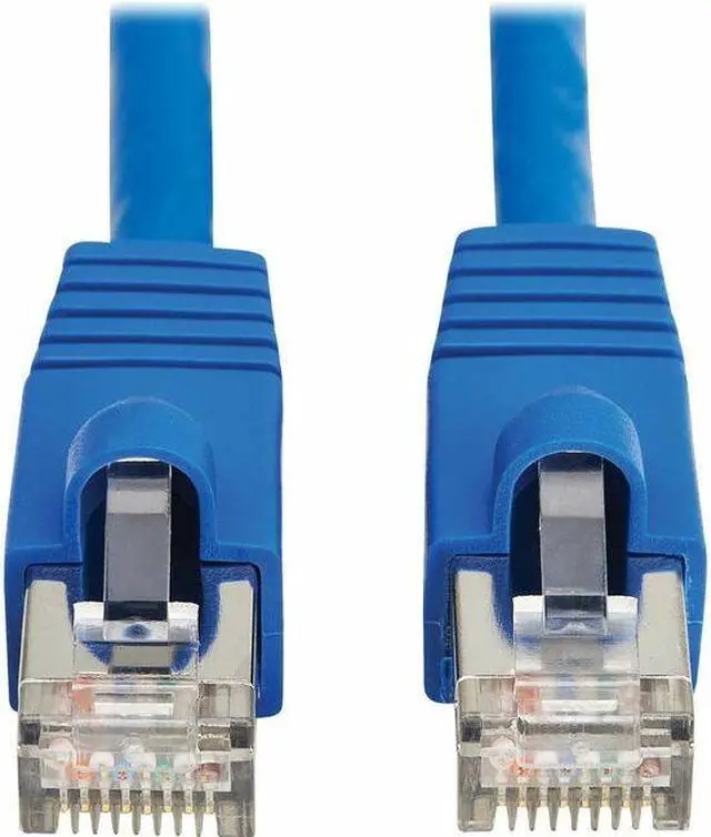Alt view image 2 of 11 - Eaton Tripp Lite Series Cat8 40G Snagless SSTP Ethernet Cable RJ45 M/M PoE Blue 1 ft. 0.3 m
