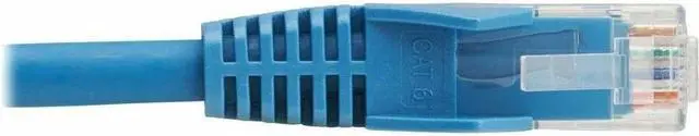Alt view image 3 of 7 - Cat6 Gigabit Snagless Molded UTP Ethernet Cable (RJ45 M/M), PoE, LSZH, Blue, 2 m - 6.56 ft Category 6 Network Cable for Network Device, PoE Device, Router, Switch, Hub, Modem, Computer, Printer, Acces