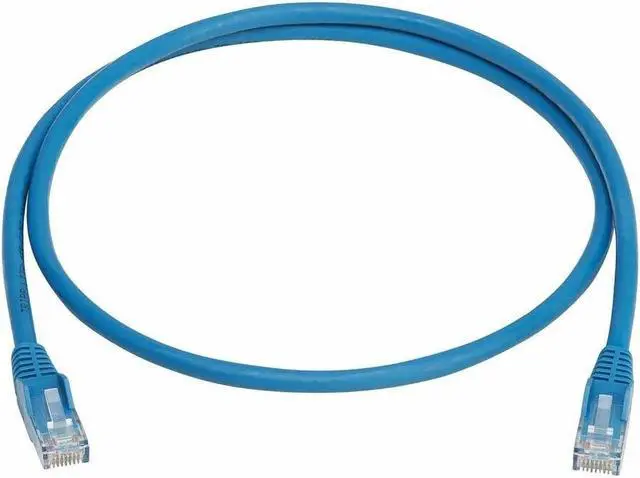 Alt view image 6 of 7 - Cat6 Gigabit Snagless Molded UTP Ethernet Cable (RJ45 M/M), PoE, LSZH, Blue,1.5m - 4.92 ft Category 6 Network Cable for Network Device, Server, Switch, PoE Device, Patch Panel, Printer, Computer, Phot