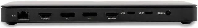 Alt view image 4 of 20 - IOGEAR Docking Station Dock Pro USB4 8K Triple View - GUD4C8K3