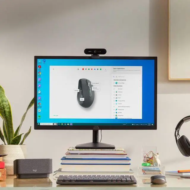 Alt view image 5 of 12 - Logitech MX Anywhere 3S for Business - Wireless Mouse - Darkfield - Wireless - Bluetooth - Rechargeable - Pale Gray - USB Type C - 8000 dpi - Scroll Wheel - 6 Button(s)