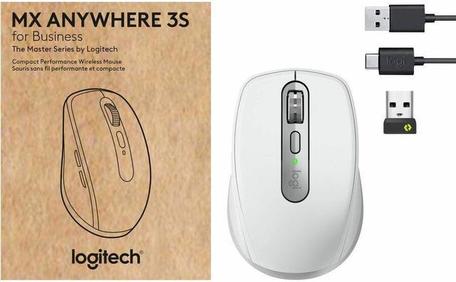 Logitech MX Anywhere 3S for Business - Wireless Mouse - Darkfield