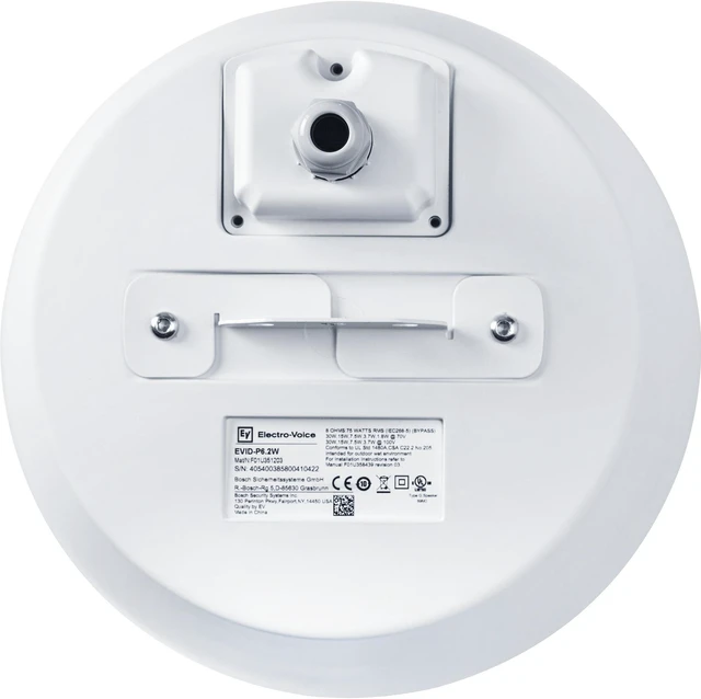 Alt view image 9 of 12 - 6.5" Pendant Speaker - White 70v/100v - 8ohm
