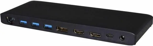 Alt view image 8 of 14 - V7 USB-C Alt Mode Triple Display Docking Station DOCKUCPT3D