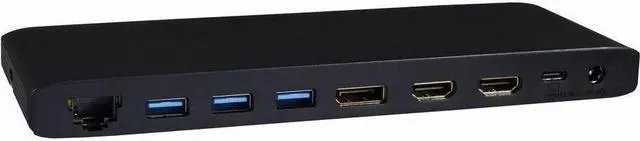Alt view image 10 of 14 - V7 USB-C Alt Mode Triple Display Docking Station DOCKUCPT3D