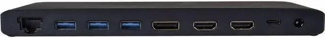 Alt view image 9 of 14 - V7 USB-C Alt Mode Triple Display Docking Station DOCKUCPT3D