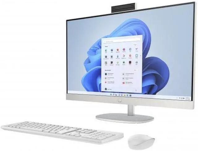 Alt view image 8 of 8 - HP 27 inch All-in-One Desktop PC, FHD Display, AMD Ryzen 5 7520U, 8 GB RAM, 512 GB SSD, AMD Radeon Graphics, Windows 11 Home, 27-cr0060 (2023) Computer