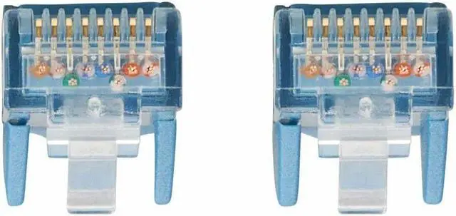 Alt view image 4 of 7 - Tripp Lite Cat6 Gigabit Snagless Molded UTP Ethernet Cable (RJ45 M/M), PoE, LSZH, Blue, 4 m - 13.12 ft Category 6 Network Cable for Network Device, Router, Switch, Server, Hub, Modem, Printer, Compute