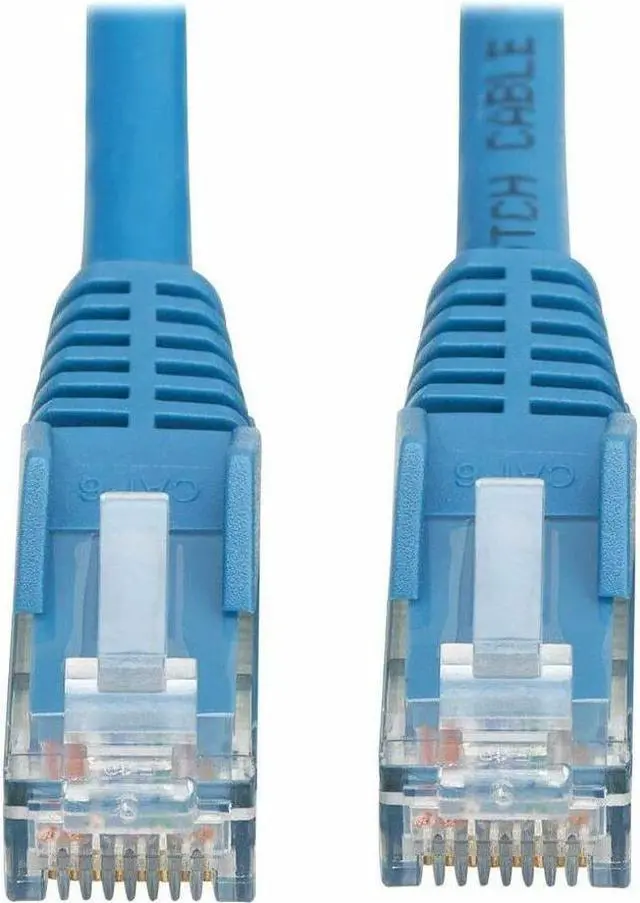 Alt view image 5 of 7 - Tripp Lite Cat6 Gigabit Snagless Molded UTP Ethernet Cable (RJ45 M/M), PoE, LSZH, Blue, 4 m - 13.12 ft Category 6 Network Cable for Network Device, Router, Switch, Server, Hub, Modem, Printer, Compute