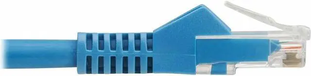 Alt view image 4 of 7 - Tripp Lite Cat6 Gigabit Snagless Molded UTP Ethernet Cable (RJ45 M/M), PoE, LSZH, Blue, 5 m - 16.40 ft Category 6 Network Cable for Network Device, PoE Device, Access Control Device, Switch, Router, S