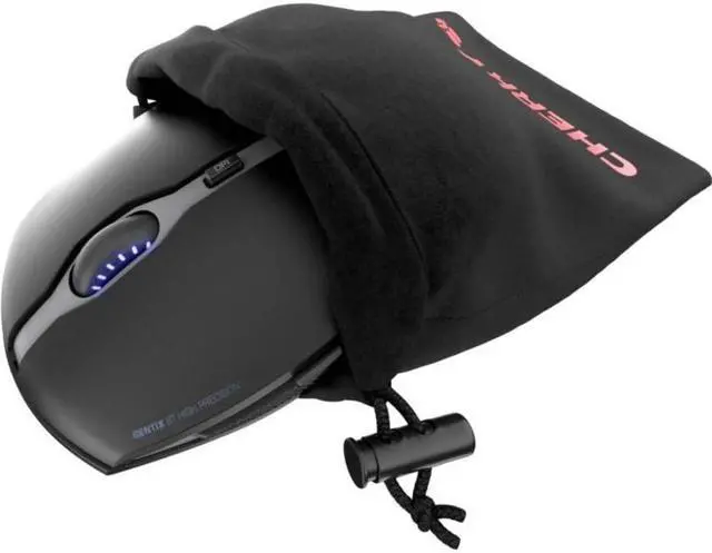 Alt view image 4 of 9 - cherry gentix bt wireless bluetooth mouse, multi-device function for up to 3 devices, switchable resolution (1k/2k dpi), 7 buttons and scroll wheel, battery operated (black)