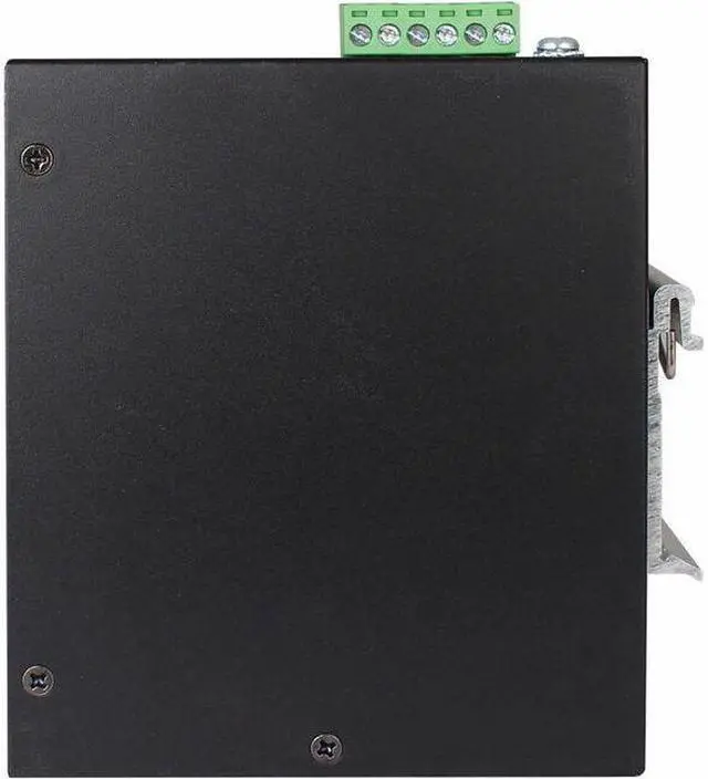 Alt view image 3 of 13 - Tripp Lite 8-Port Unmanaged Industrial Ethernet Switch - 10/100 Mbps, Ruggedized, -40° to 75°C, EIP QoS, DIN Mount - 8 Ports - Fast Ethernet - 10/100Base-T - TAA Compliant - 2 Layer Su