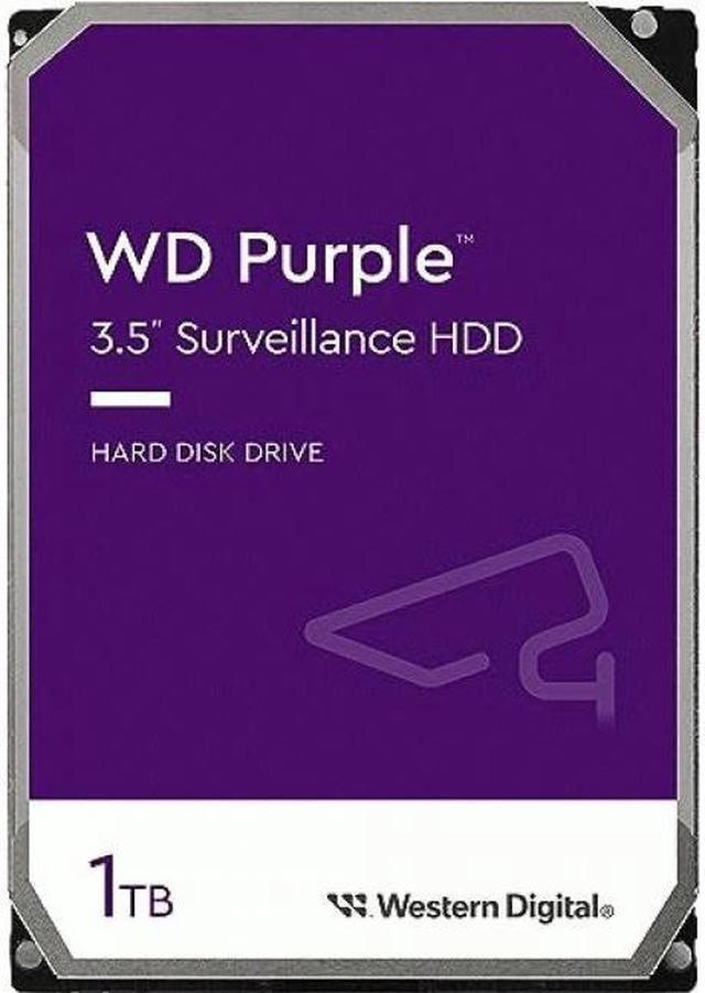 Alt view image 2 of 4 - Western Digital 1TB WD Purple Surveillance Internal Hard Drive HDD - SATA 6 Gb/s, 64 MB Cache, 3.5" - WD11PURZ