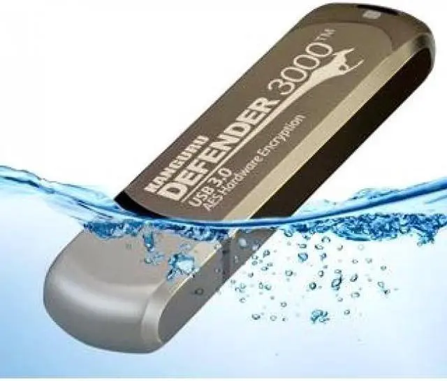 Alt view image 8 of 10 - Kanguru - KDF3000-256G - Kanguru 256GB Defender 3000 Flash Drive - 256 GB - 3 Year Warranty - TAA Compliant