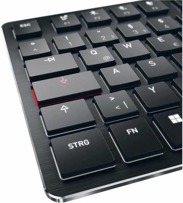 Alt view image 8 of 17 - Cherry KW X ULP Ultra Slim Wireless Mechanical Keyboard. Multi Device Function MX Ultra Low Profile Switches