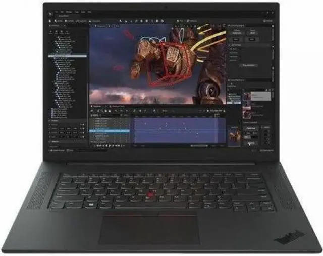 Alt view image 2 of 9 - Lenovo ThinkPad P1 Gen 6 16.0" Touch Screen Intel Core i7-13700H NVIDIA RTX 2000 Ada Generation 32GB Memory 1TB SSD Windows 11 Pro 21FV001GUS