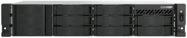 Alt view image 2 of 10 - QNAP TS-855eU-8GSAN/NAS Storage System - Intel Atom C5125 Octa-core (8 Core) 2.80 GHz - 8 x HDD Supported - 0 x HDD Installed - 8 x SSD Supported - 0 x SSD Installed - 8 GB RAM DDR4 SDRAM - Serial ATA