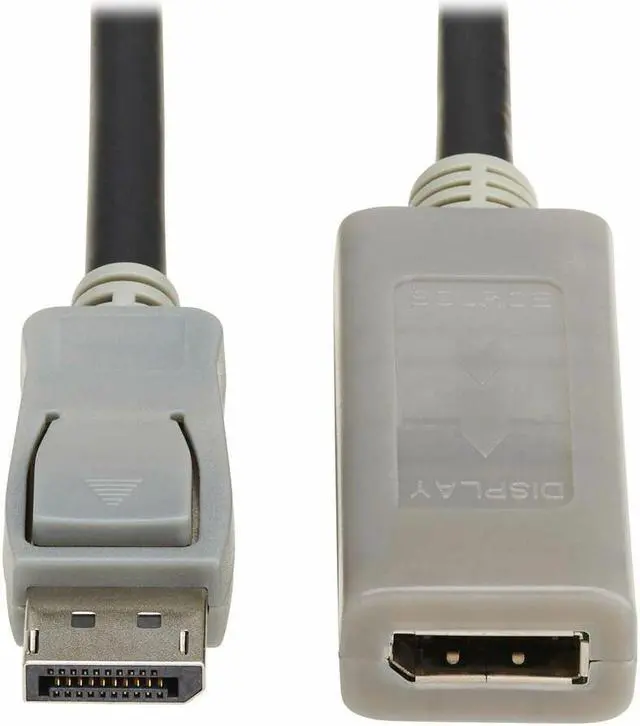 Alt view image 3 of 16 - Tripp Lite DisplayPort Extension Cable with Active Repeater (M/F), 4K 60 Hz, HDR, 4:4:4, HDCP 2.2, 10 ft. (3.1 m), TAA - 10 ft DisplayPort A/V Cable for Audio/Video Device, PC, Gaming Computer, Projec