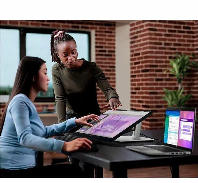 Alt view image 4 of 11 - Dell P2424HT 23.8" LED Touchscreen Monitor - 16:9 - 5 ms GTG (Fast) - 24" Class - 10 Point(s) Multi-touch Screen - 1920 x 1080 - Full HD - In-plane Switching (IPS) Technology - 16.7 Million