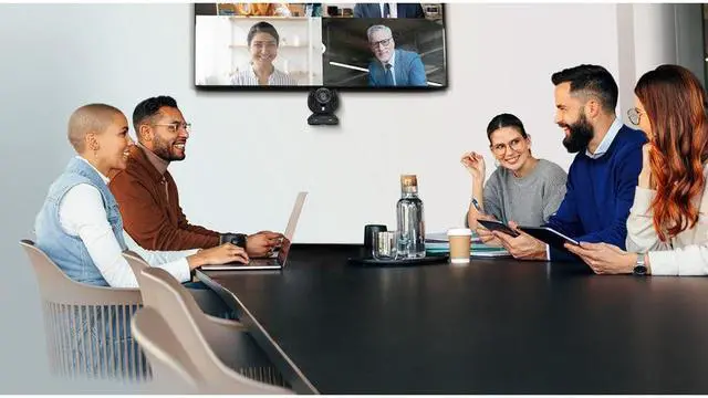 Alt view image 2 of 5 - AVer CAM570 Video Conferencing Camera - 60 fps - USB 3.1 (Gen 1) Type B - 1920 x 1080 Video - Sony Exmor Sensor - 3x Digital Zoom - Microphone - Network (RJ-45) - Monitor - Windows 11, Windows 10, Win