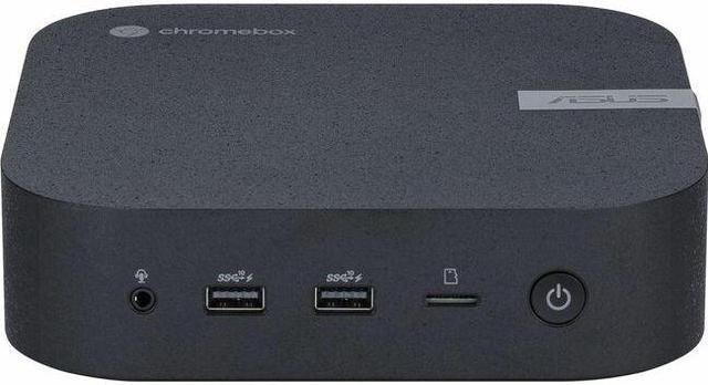 Alt view image 3 of 9 - Asus Chromebox 5 CHROMEBOX5-S7057UNENT Chromebox - Intel Core i7 12th Gen i7-1260P 2.10 GHz - 16 GB RAM DDR4 SDRAM - 256 GB M.2 PCI Express 4.0 SSD - Mini PC - Eco Black - Intel Chip - ChromeOS - Inte