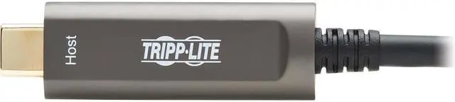 Alt view image 7 of 18 - Tripp Lite USB-C AOC Cable (M/M) - USB 3.2 Gen 2 (10 Gbps) Plenum-Rated Fiber Active Optical Cable - Data Only, Backward Compatible, Black, 15 m - 49.21 ft USB-C Data Transfer Cable for Hard Drive, De