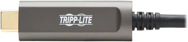 Alt view image 6 of 10 - Tripp Lite USB-C AOC Cable (M/M) - USB 3.2 Gen 2 (10 Gbps) Plenum-Rated Fiber Active Optical Cable - Data Only, Black, 10 m - 32.81 ft USB-C Data Transfer Cable for Server, Hard Drive, Desktop Compute
