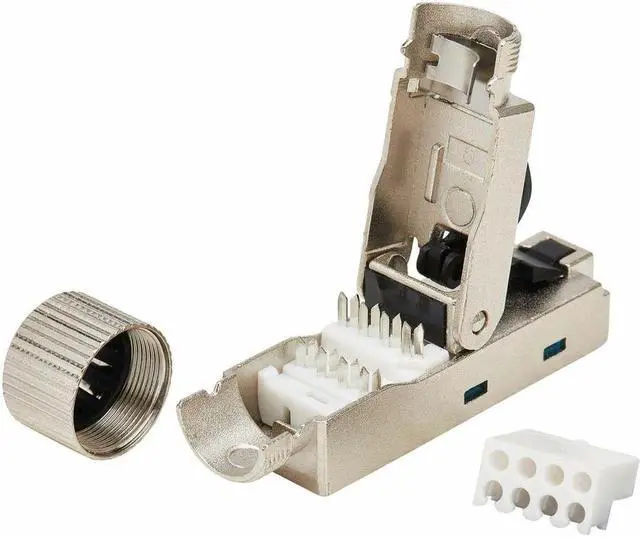 Alt view image 7 of 9 - Tripp Lite by Eaton Cat6a Class EA STP Field-Termination Plug 568A/568B TAA N232SHC6A1