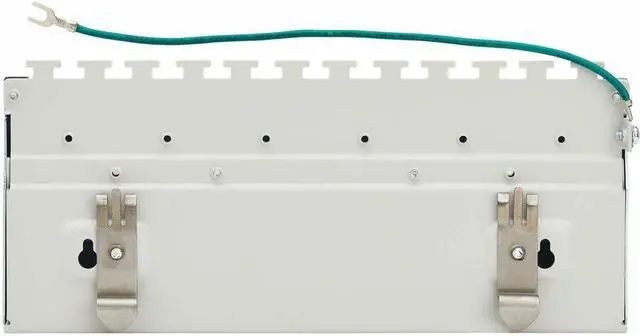 Alt view image 6 of 16 - Tripp Lite Cat6a STP Patch Panel 8 Ports DIN Rail N250SH08DIN6A