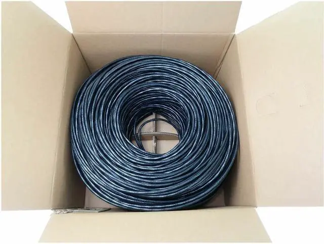 Alt view image 4 of 8 - Tripp Lite 1000ft Cat6a 10G Solid Core UTP Ethernet Cable Black N22301KBK