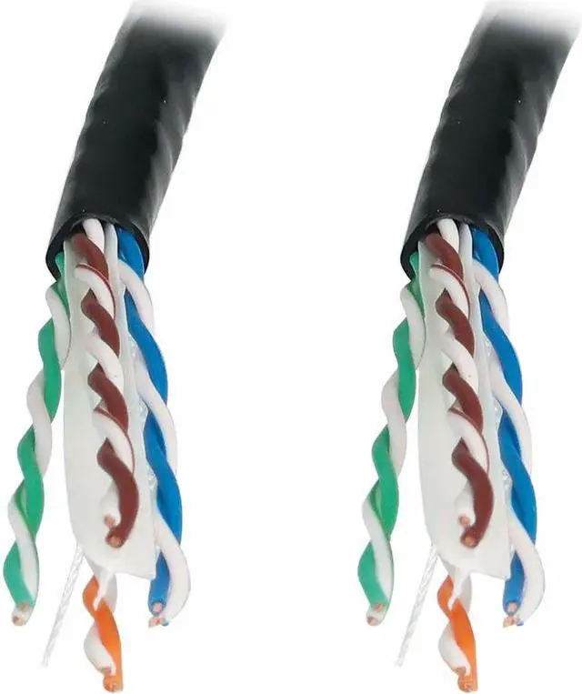 Alt view image 5 of 8 - Tripp Lite 1000ft Cat6a 10G Solid Core UTP Ethernet Cable Black N22301KBK