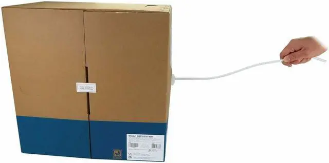 Alt view image 5 of 14 - Eaton Tripp Lite Series Cat6a 10G Solid Core UTP Ethernet Cable, White 1000 Ft