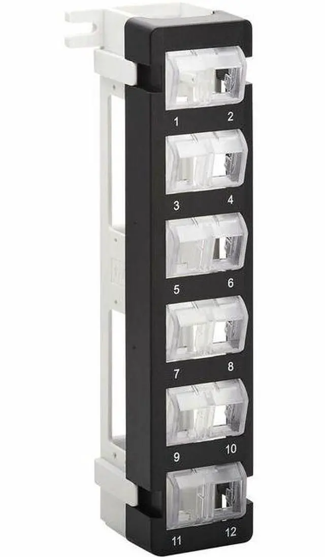 Alt view image 3 of 8 - Tripp Lite by Eaton 12-Port Wall-Mount Patch Panel for UTP Keystone Jacks Rotatable Modules TAA N062012KJWM